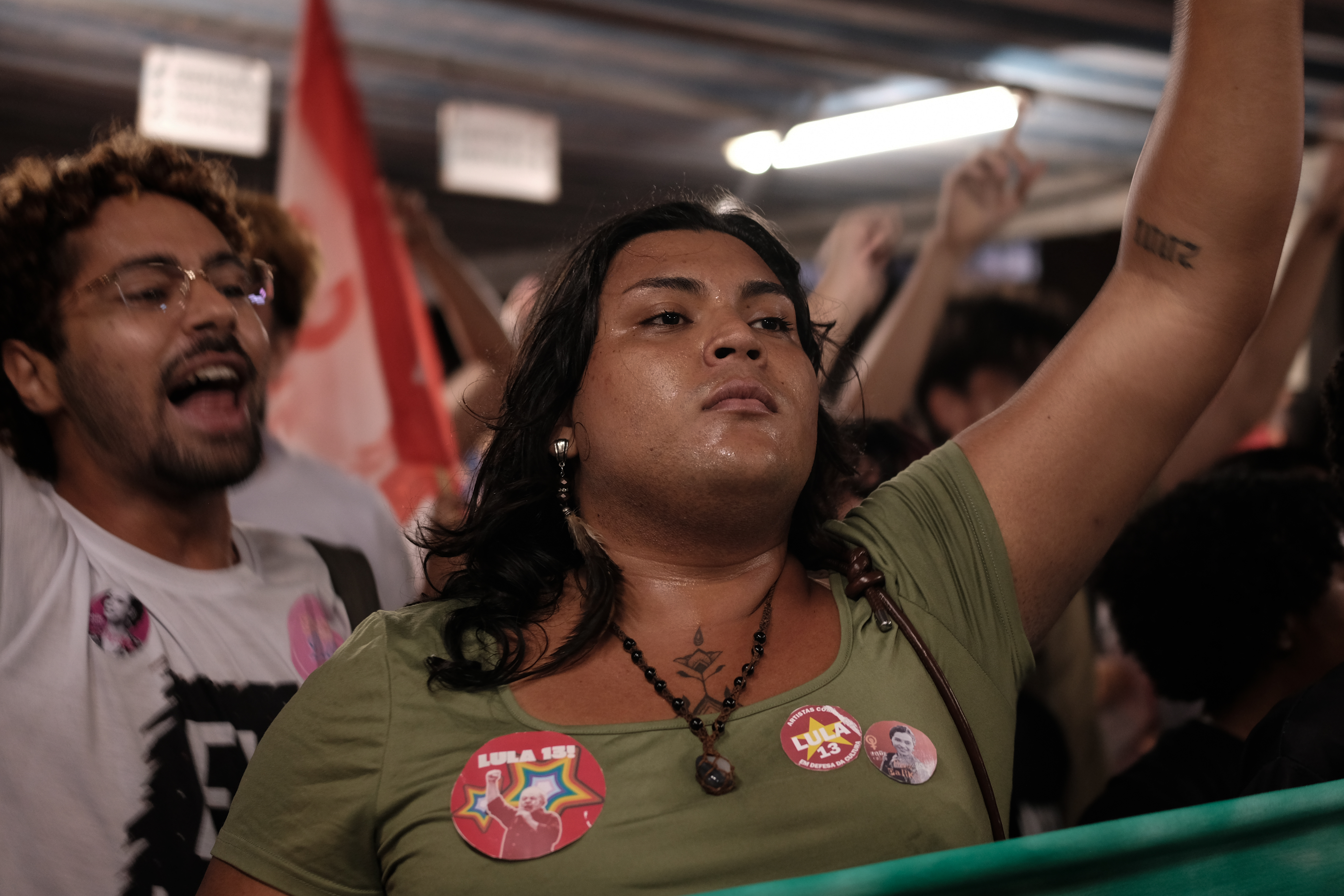 Ato em frente a Universidade federal de Sergipe