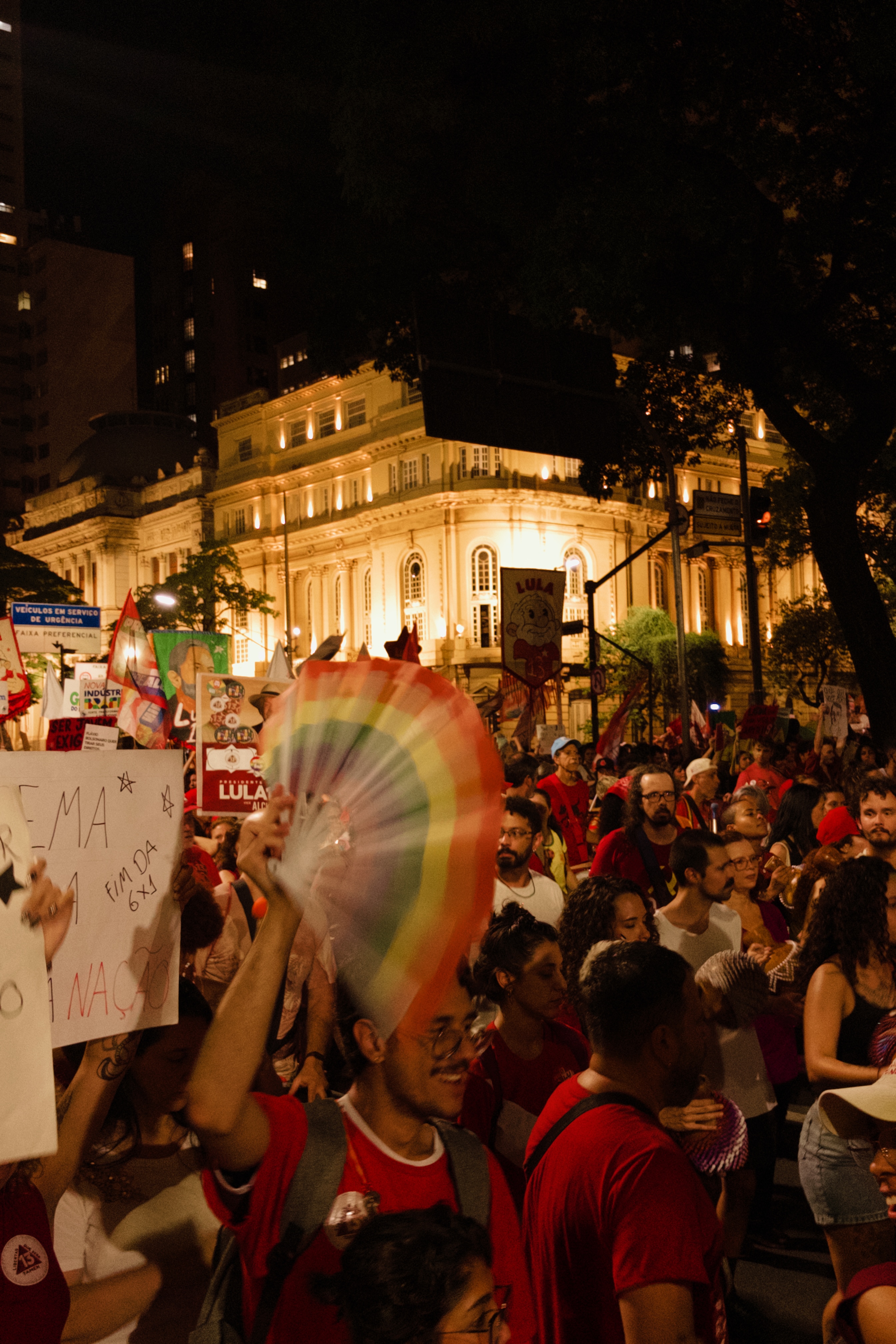 Atos dos estudantes contra Bolsonaro