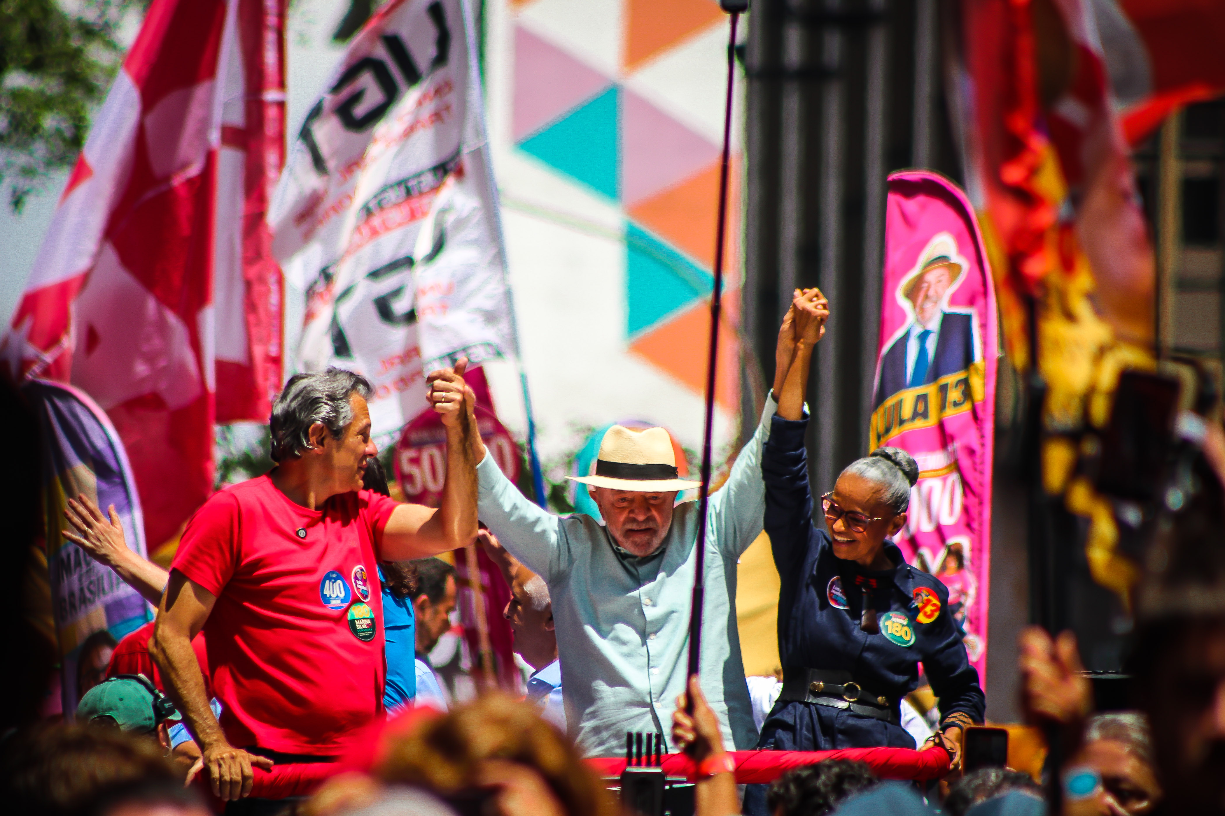 Caminhada com Lula na Rua Augusta