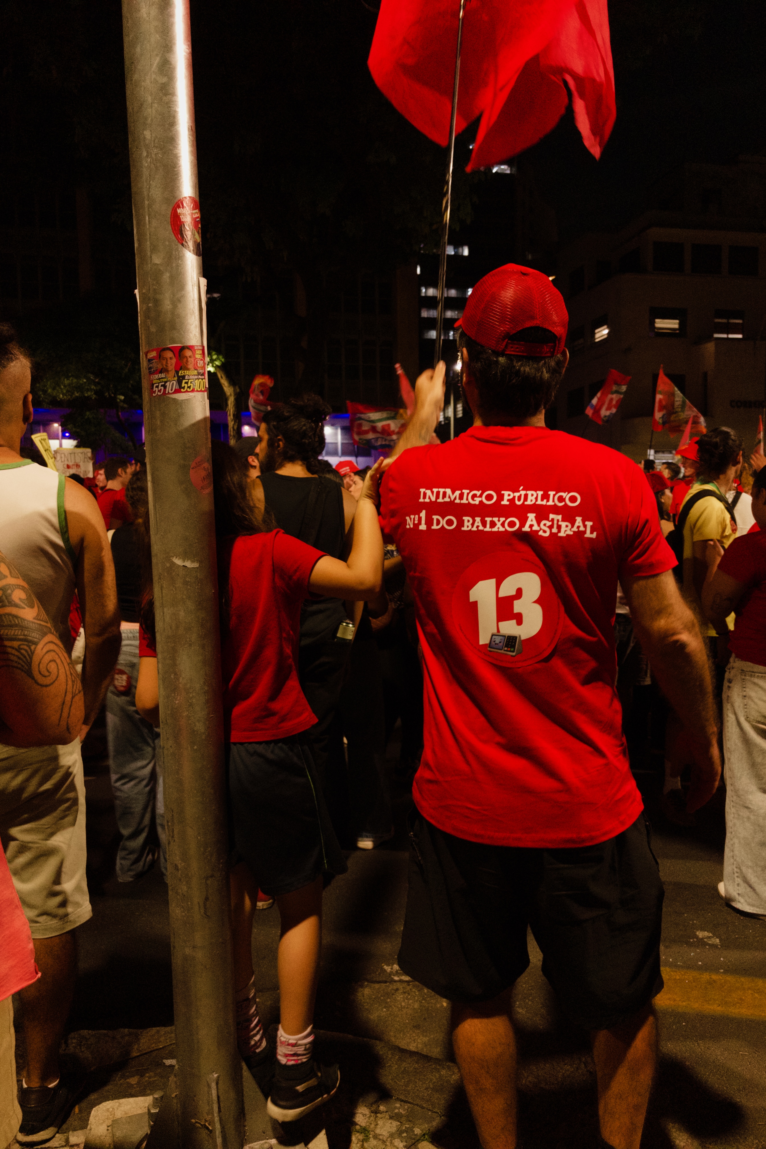 Atos dos estudantes contra Bolsonaro
