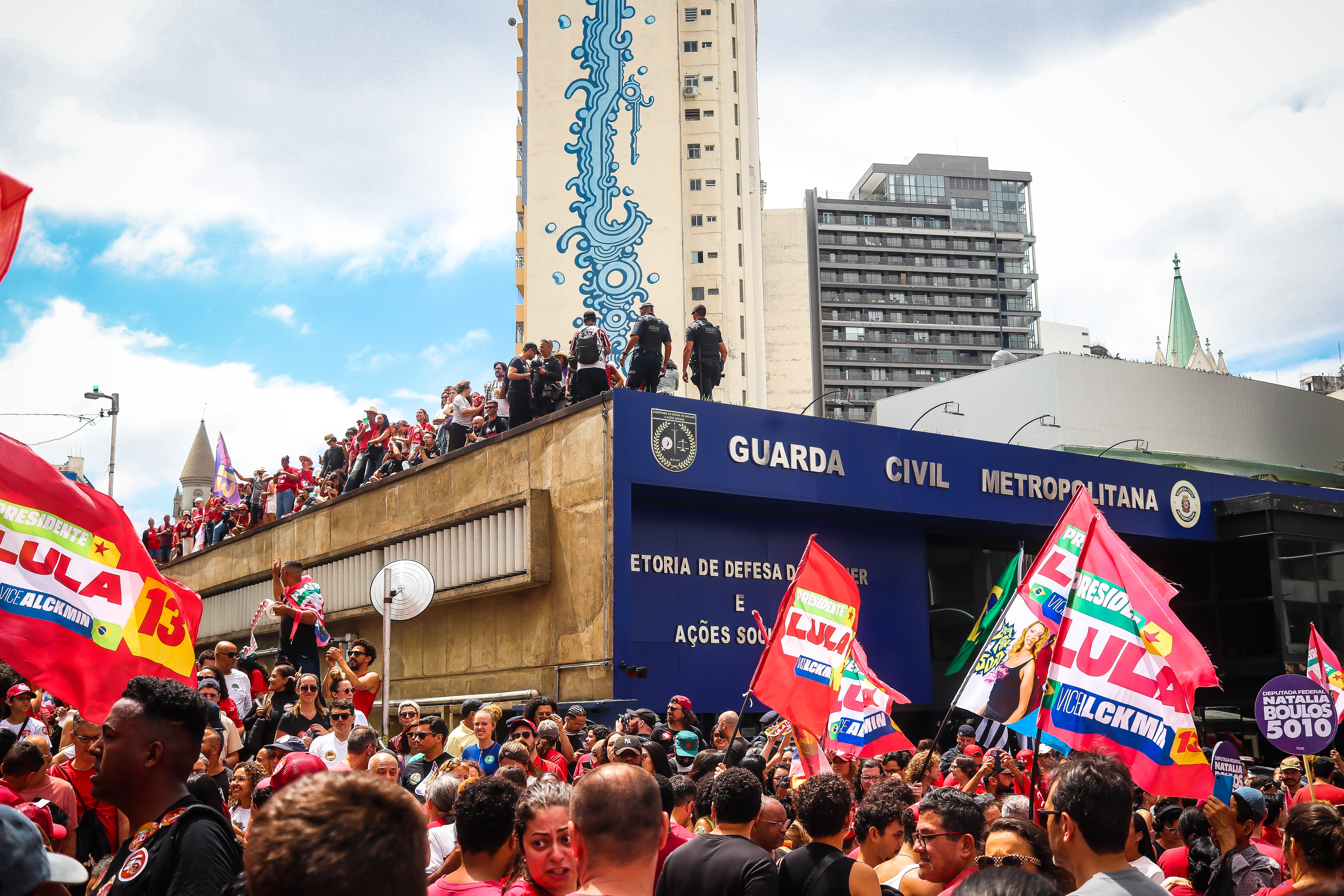 Caminhada com Lula na Rua Augusta