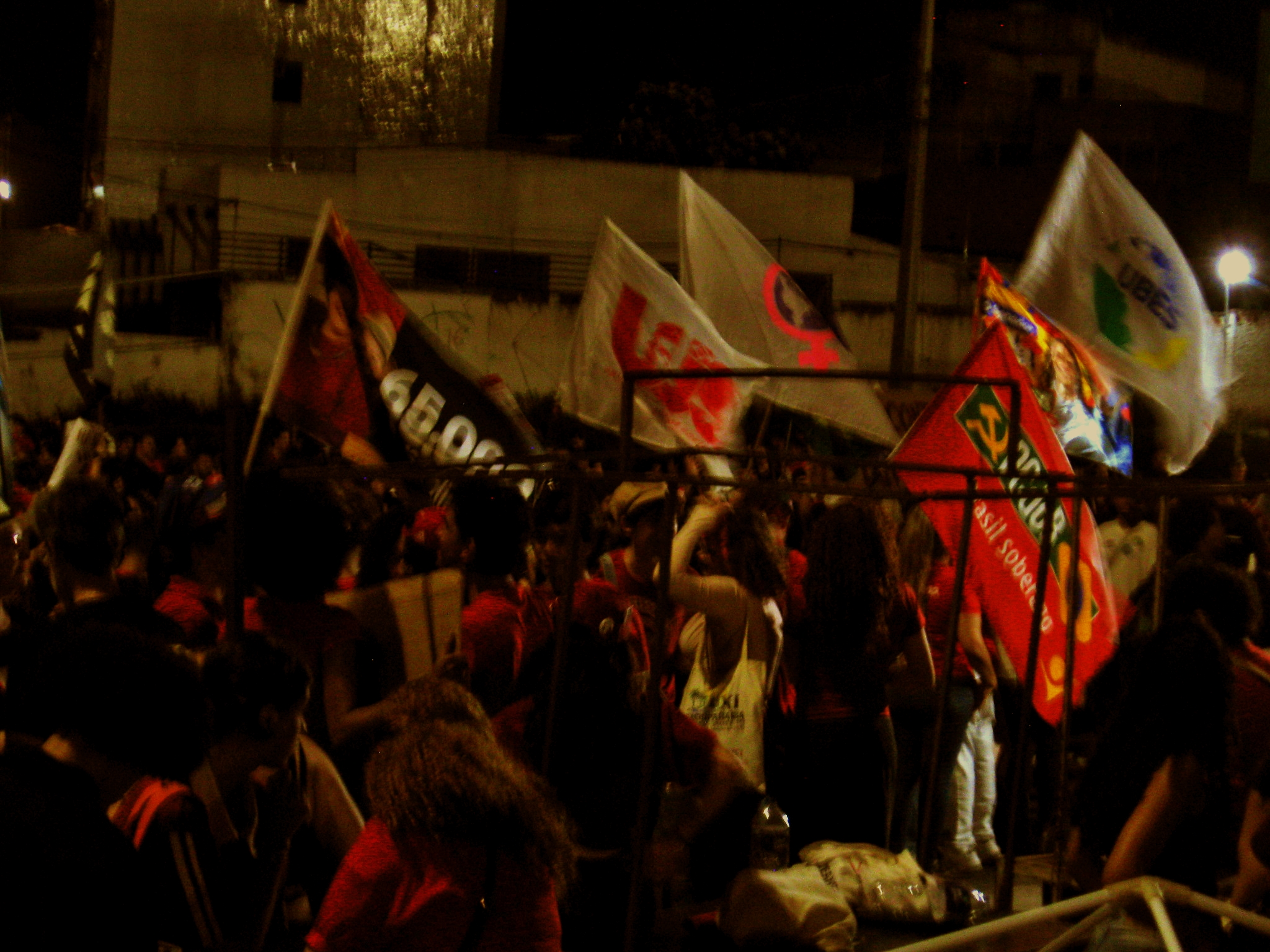 Registros da Mobilização dos Estudantes em apoio a Lula